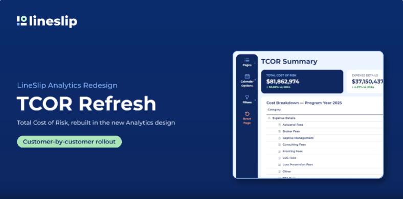 LineSlip Analytics TCOR Refresh Demo